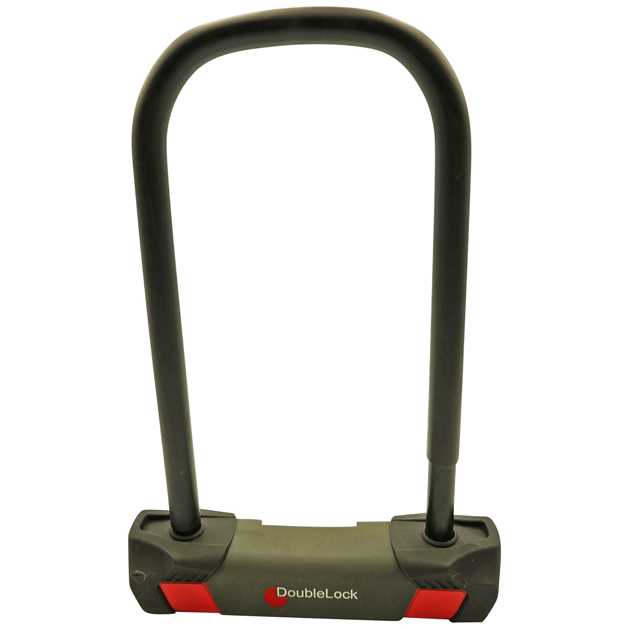 DoubleLock USA Grizzly U-Lock — Hardened Steel, Rubber-Coated Shackle, Large, Model# 200-100A